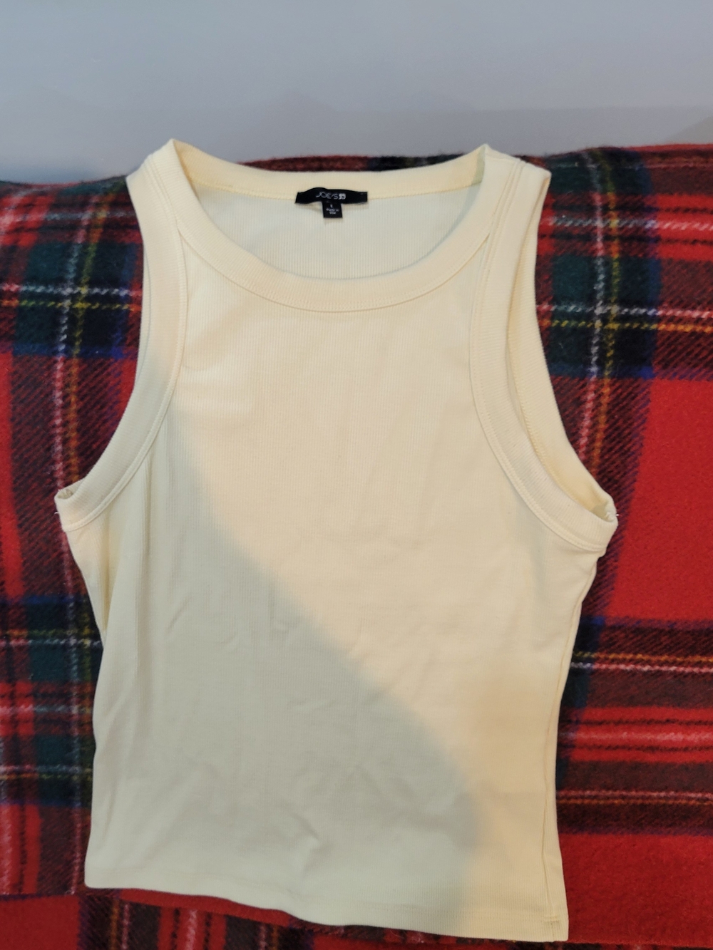 Joes Baby Yellow Ribbed Tank